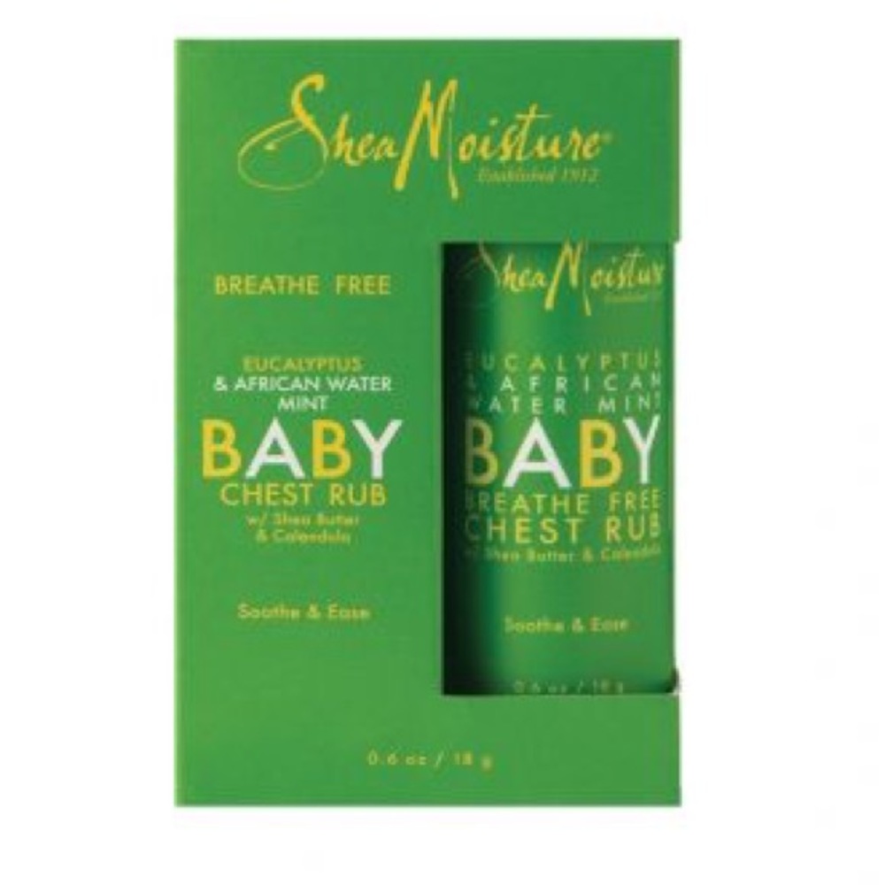 Shea Moisture Baby breathe free chest rub